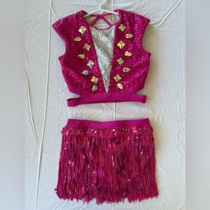Weissman Jazz (MC) Fuchsia Sequin Dance Costume